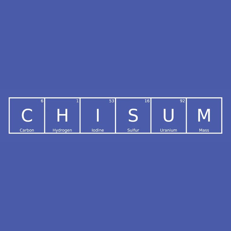 Chisum Name First Name Chemistry Periodic Table Elements