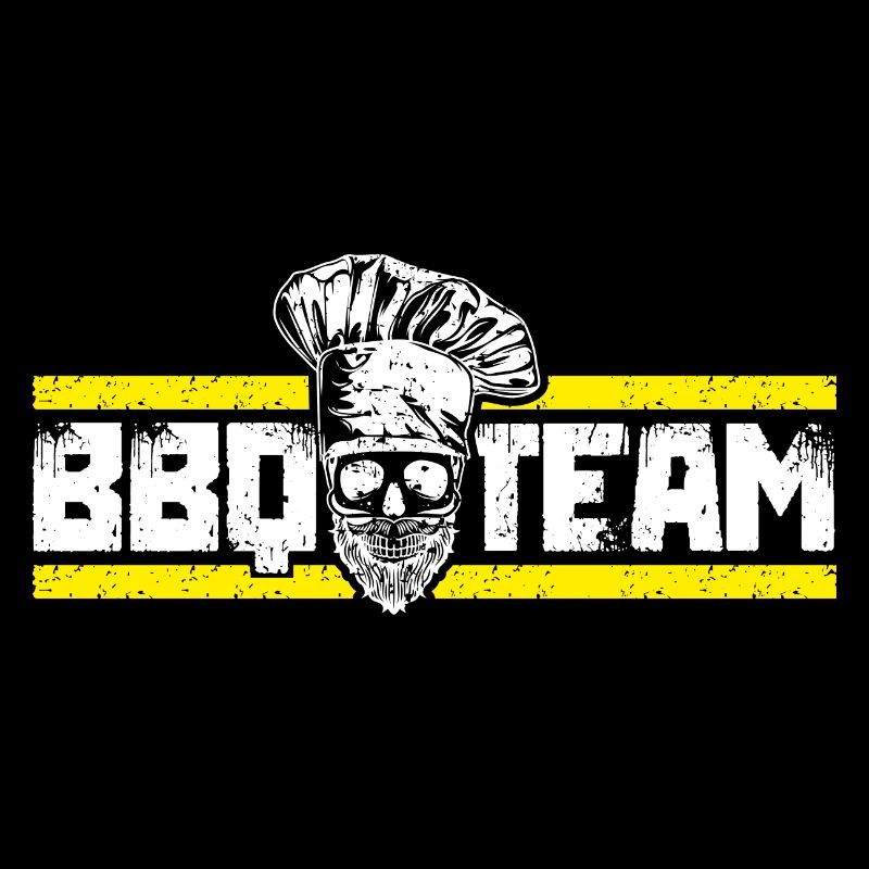 grill bbq team skull