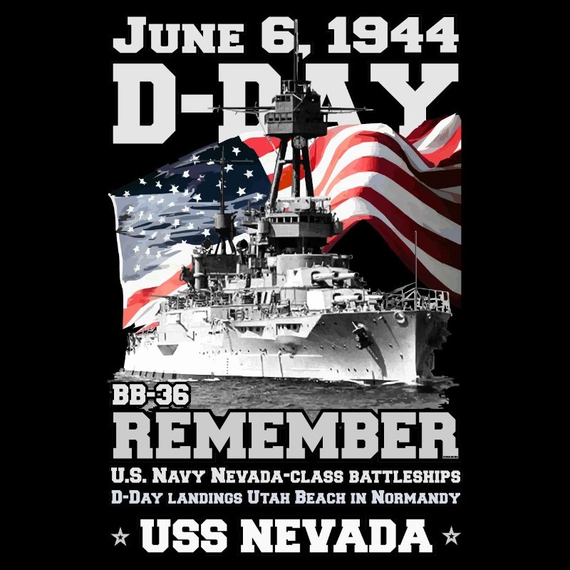 REMEMBER D-DAY USS Nevada BB-36
