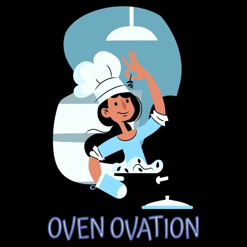 Chef Cook Kitchen Culinary Retro Bake Restaurant