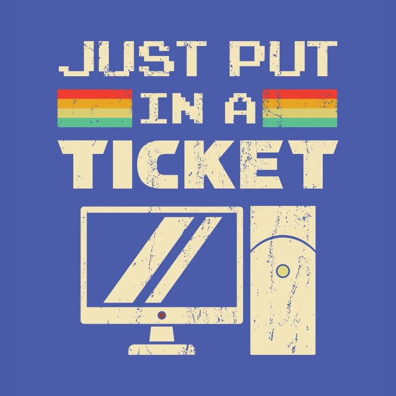 Mettez simplement un ticket pour le service d'assistance et le support technique