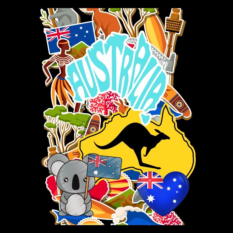 Australien, Känguru.