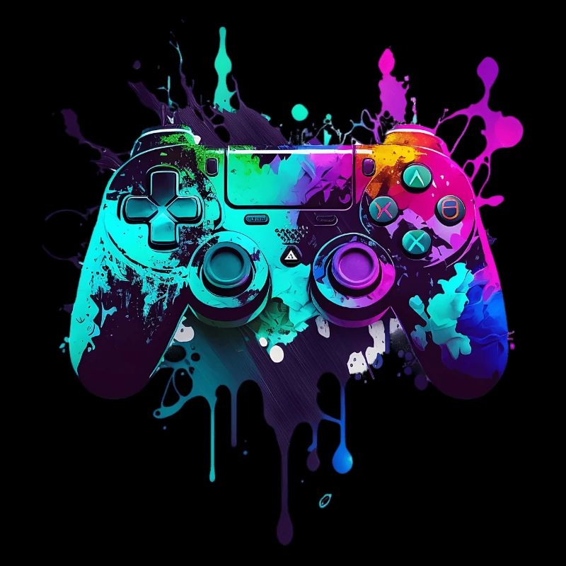 Neon Gaming Controller / Kontroller