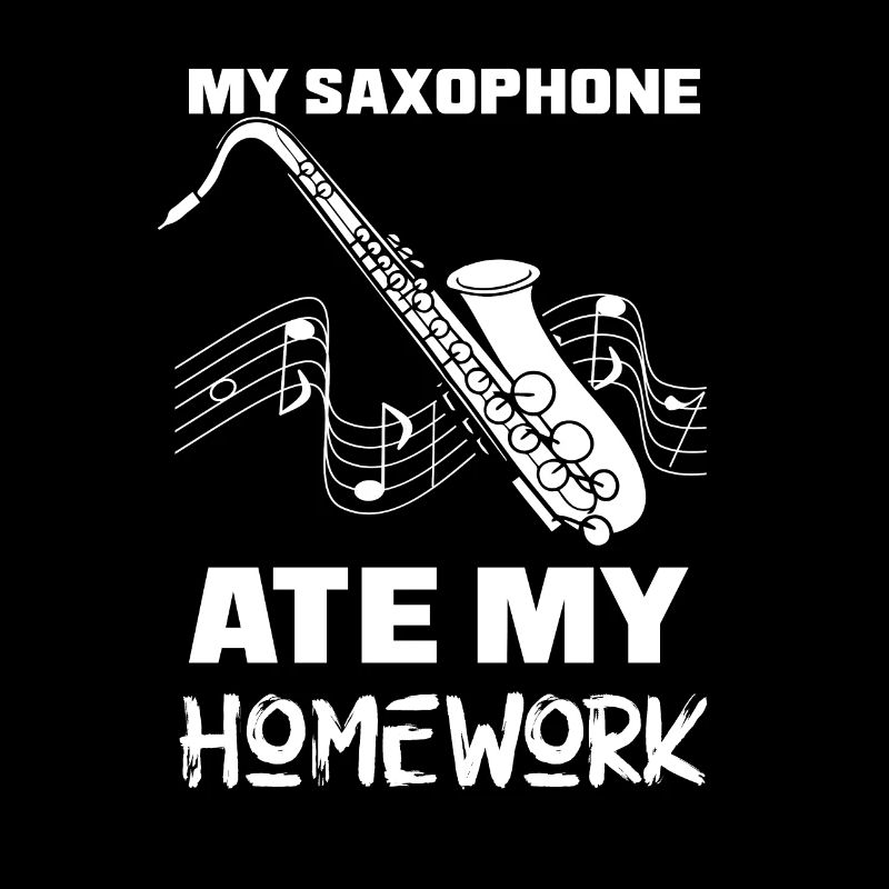 My saxophone ate my homework