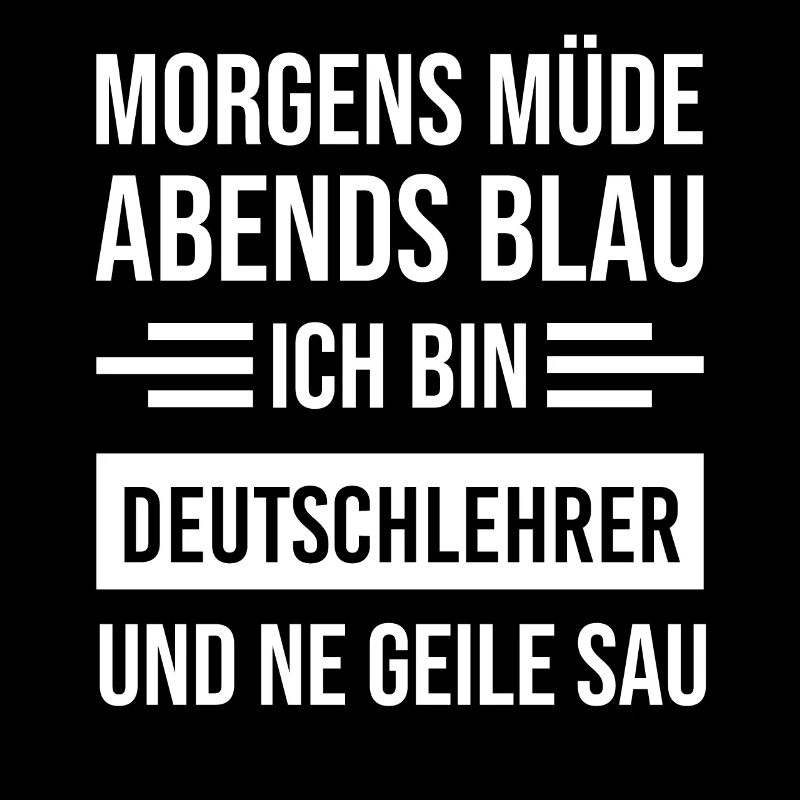 Morgens Müde Abends Blau Deutschlehrer