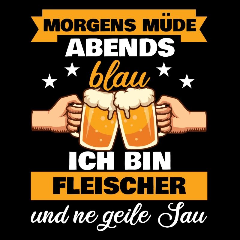 Morgens Müde Abends Blau Fleischer