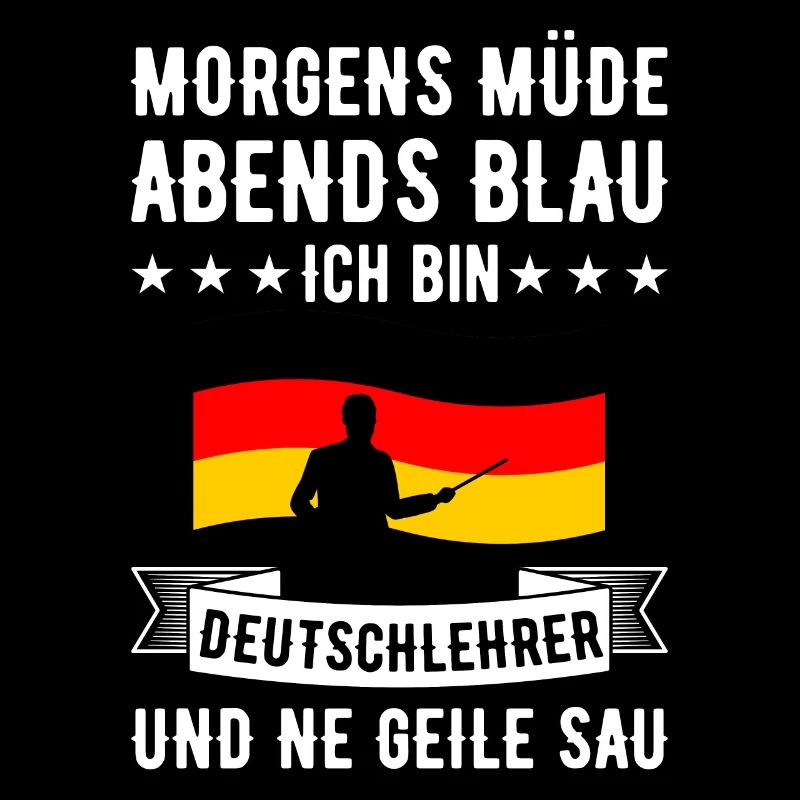 Morgens Müde Abends Blau Deutschlehrer