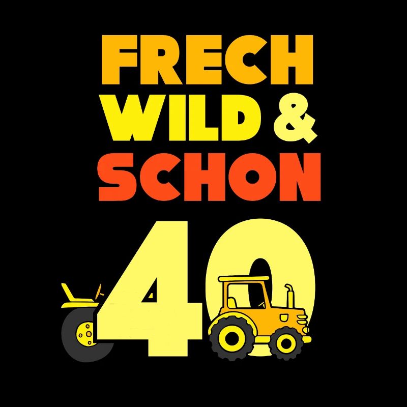 Geschenk 40 Jahre Geburtstag Mann Traktor