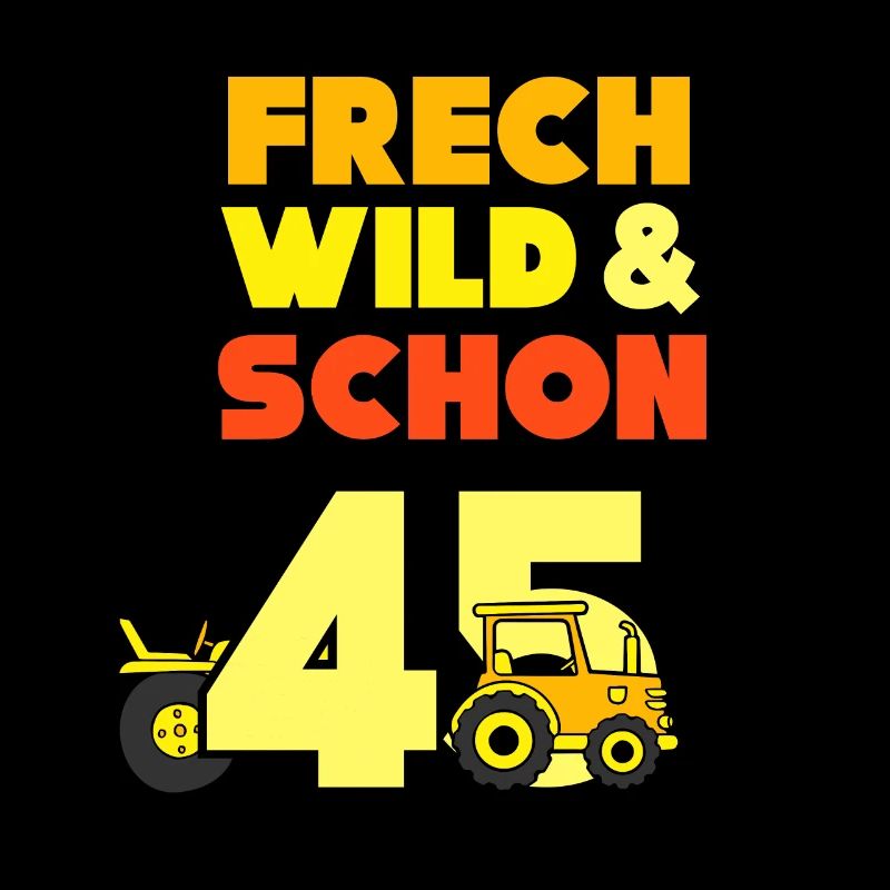 Geschenk 45 Jahre Geburtstag Mann Traktor
