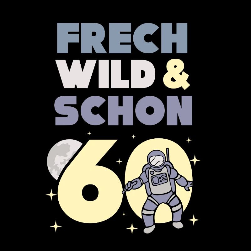 Geschenk 60 Jahre Geburtstag Mann Astronaut