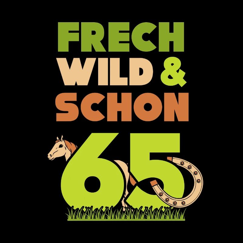 Geschenk 65 Jahre Geburtstag Frau Pferd