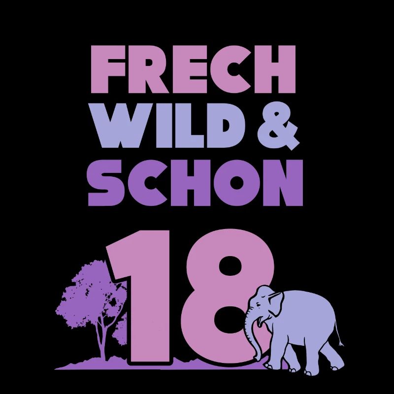 18 Jahre Geburtstag Elefant