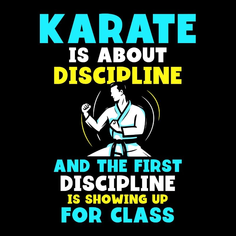 Karate is about discipline