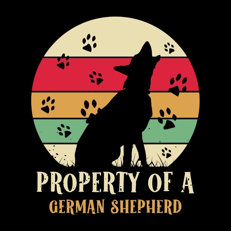 Property of a german shepherd