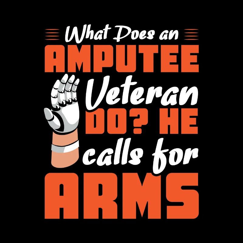 What does an amputee veteran arms