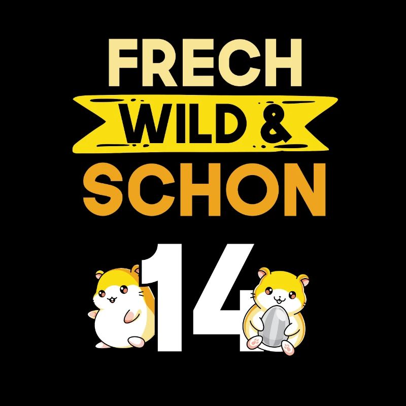 14 Jahre Geburtstag Junge Mädchen Hamster