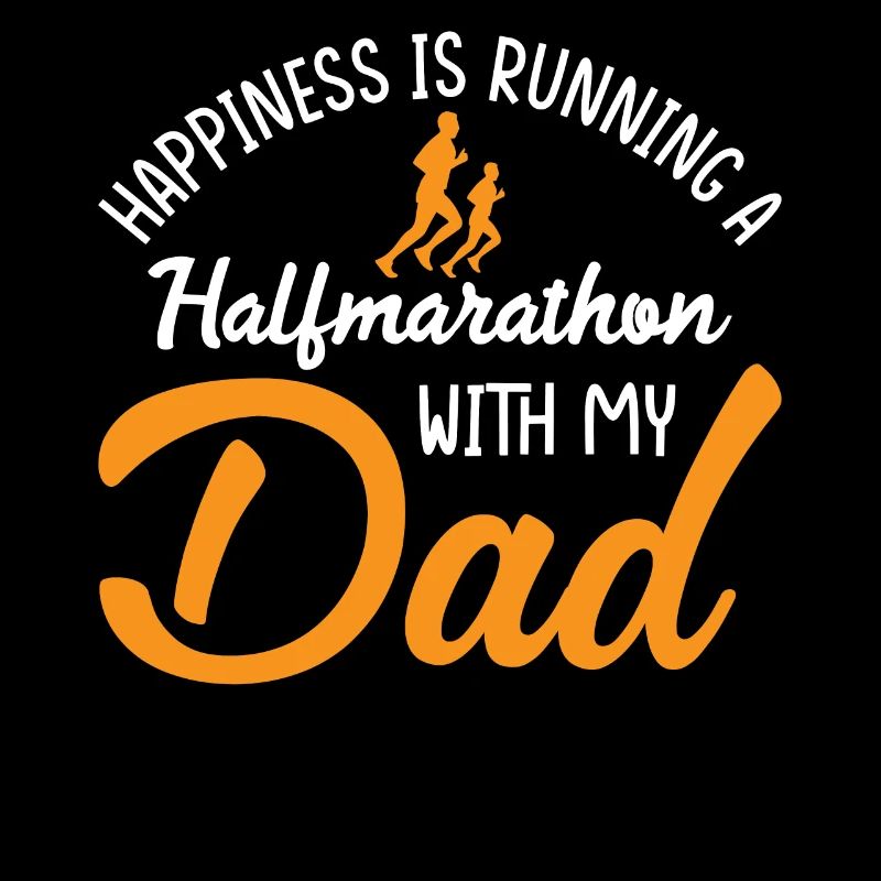 Happiness is running a halfmarathon with my dad