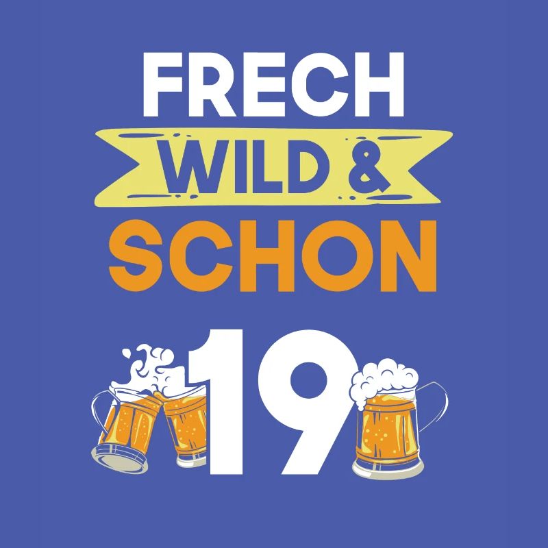 19 Jahre Geburtstag Bier Biertrinker
