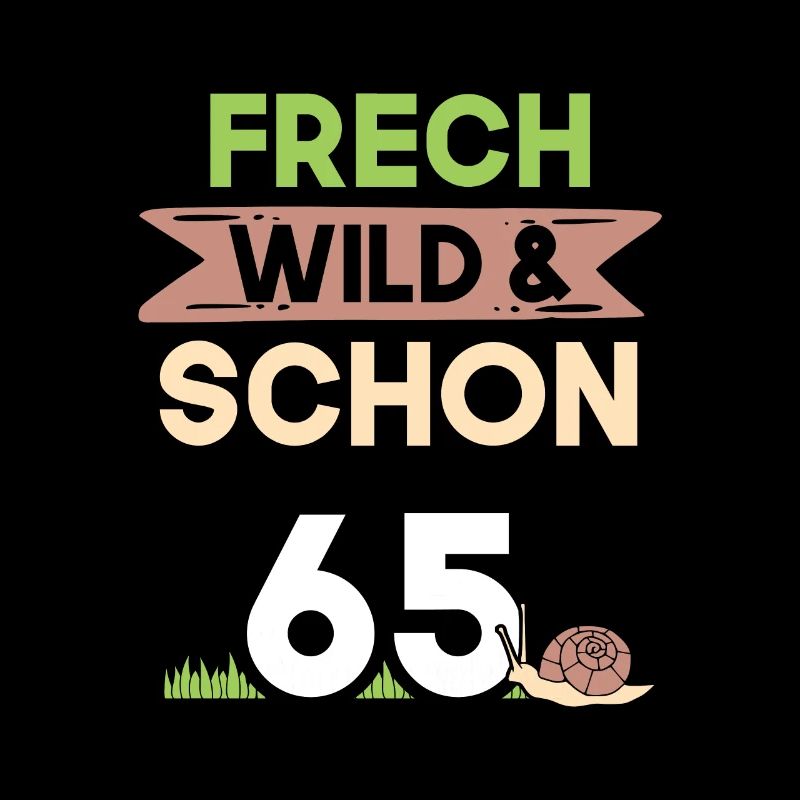 Geschenk 65 Jahre Geburtstag Schnecke