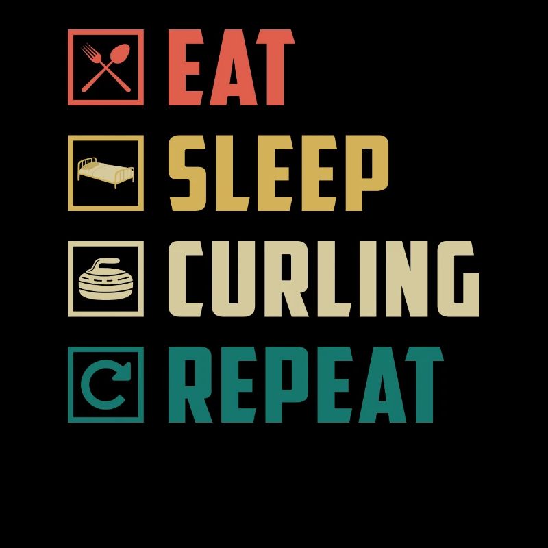 Eat Sleep Curling Repeat