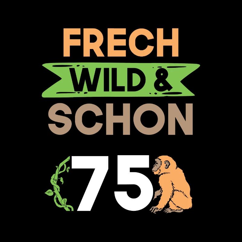 Geschenk 75 Jahre Geburtstag Affe