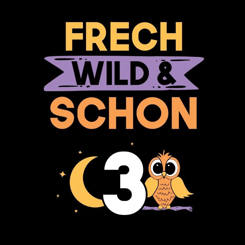 3 Jahre Geburtstag Junge Mädchen Eule