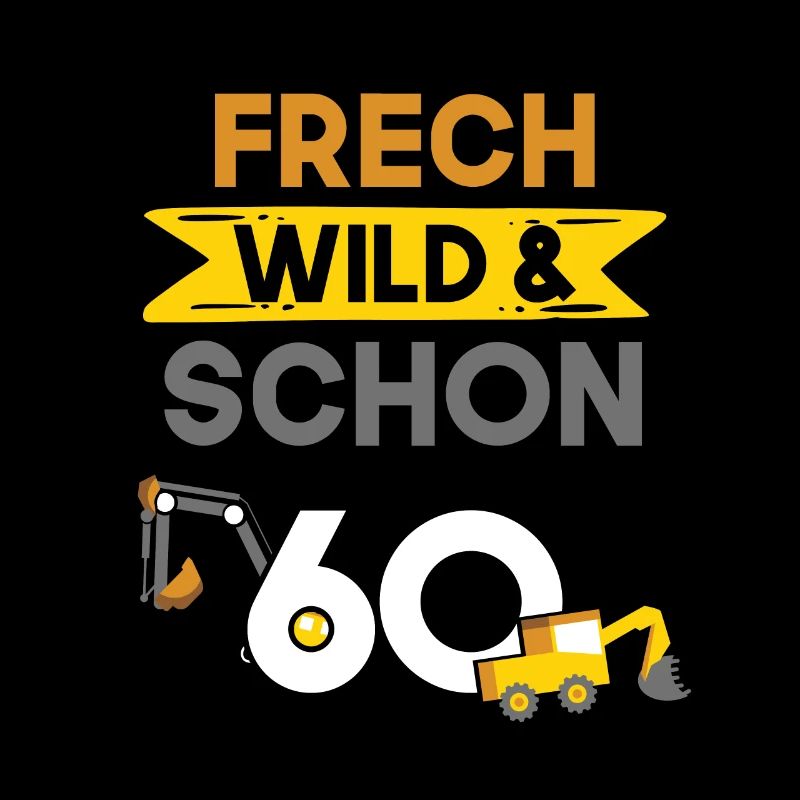 Geschenk 60 Jahre Geburtstag Bagger