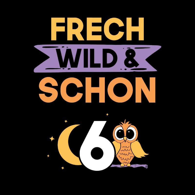 6 Jahre Geburtstag Junge Mädchen Eule