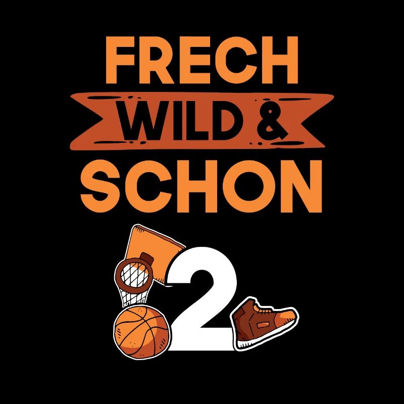 2 Jahre Geburtstag Junge Mädchen Basketball
