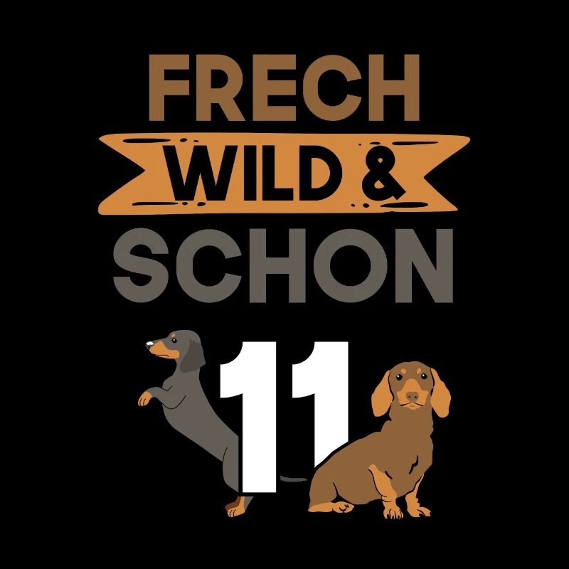 11 Jahre Geburtstag Junge Mädchen Dackel