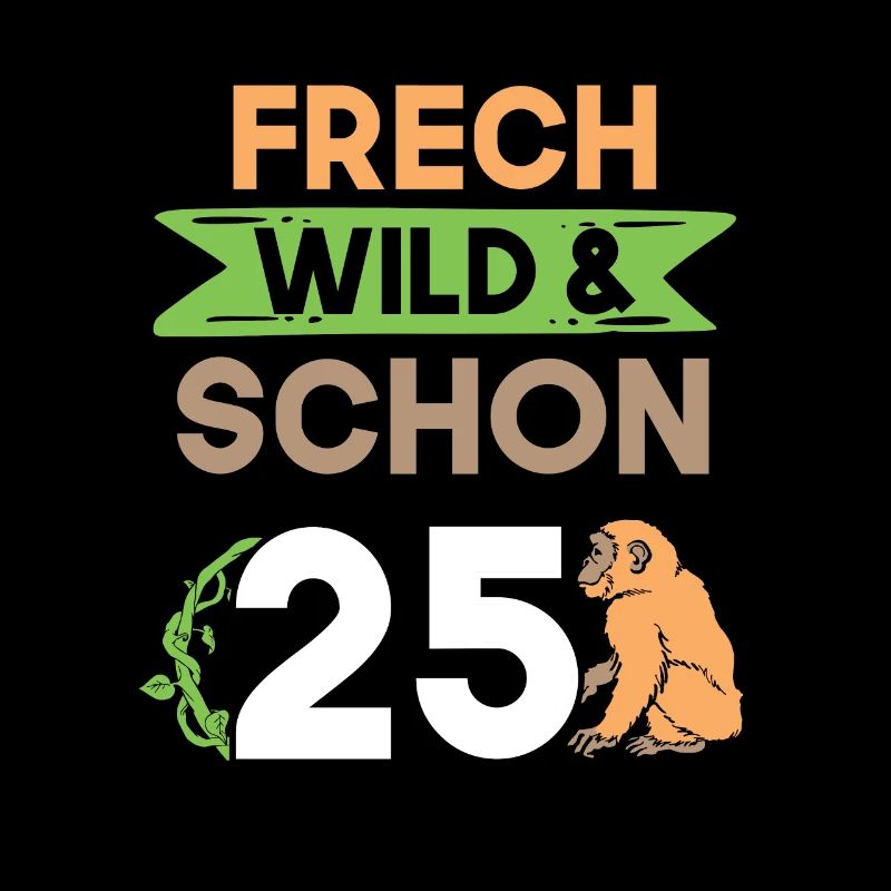 Geschenk 25 Jahre Geburtstag Affe