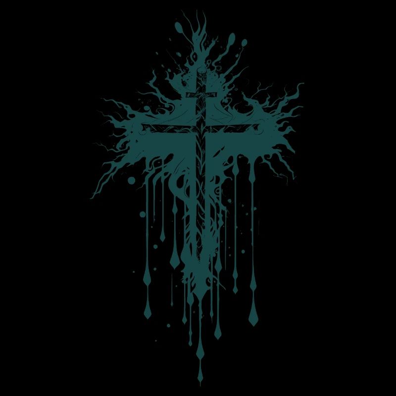 Cross Gothic Goth Evil