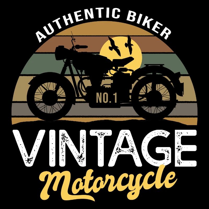 Vintage Biker Motorrad Geburtstagsgeschenk Mann