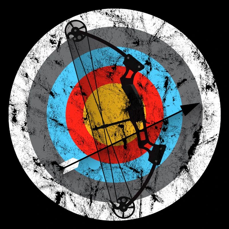 Archery Target Compound Bow Gift