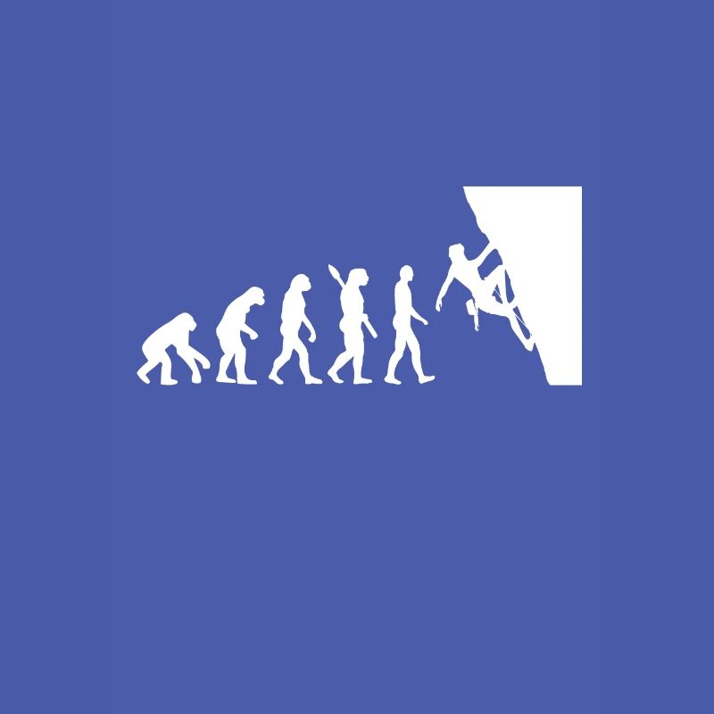 Evolution Bergsteigen Bergsteiger