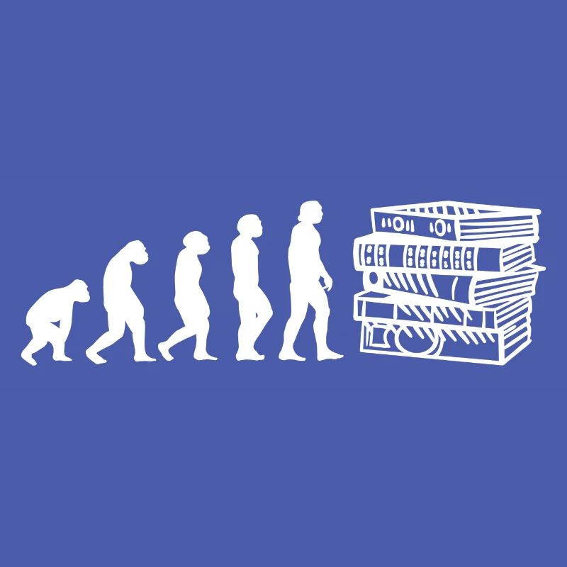 Evolution Bücherwurm
