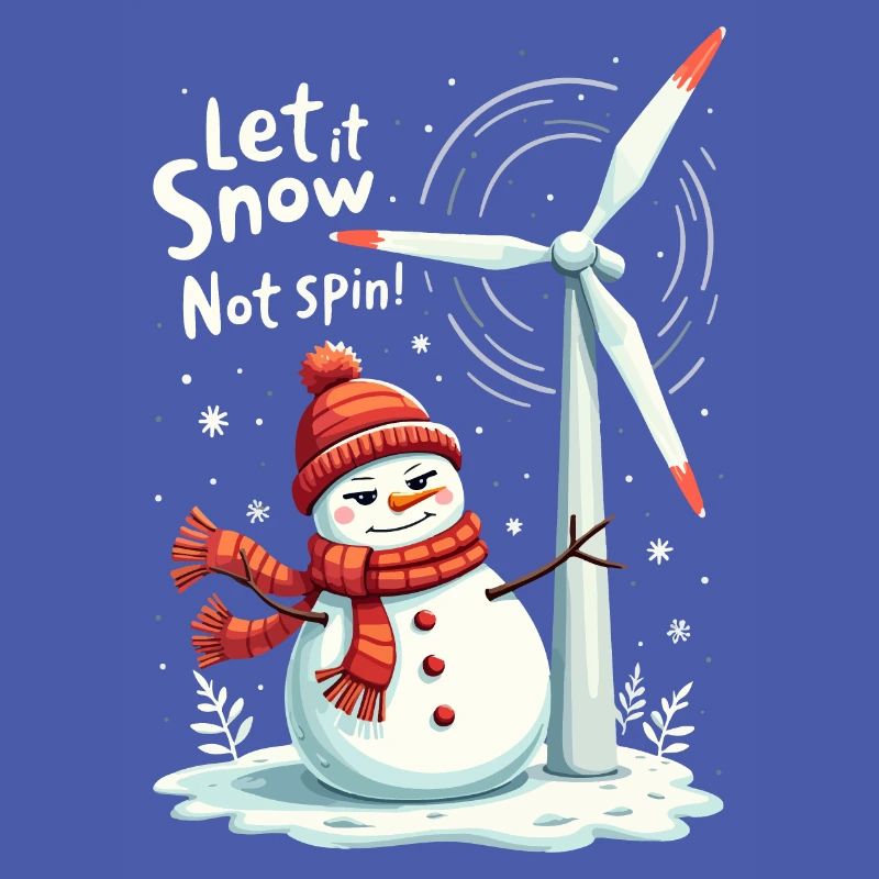 Stop Wind Turbines - Let it Snow, Not Spin