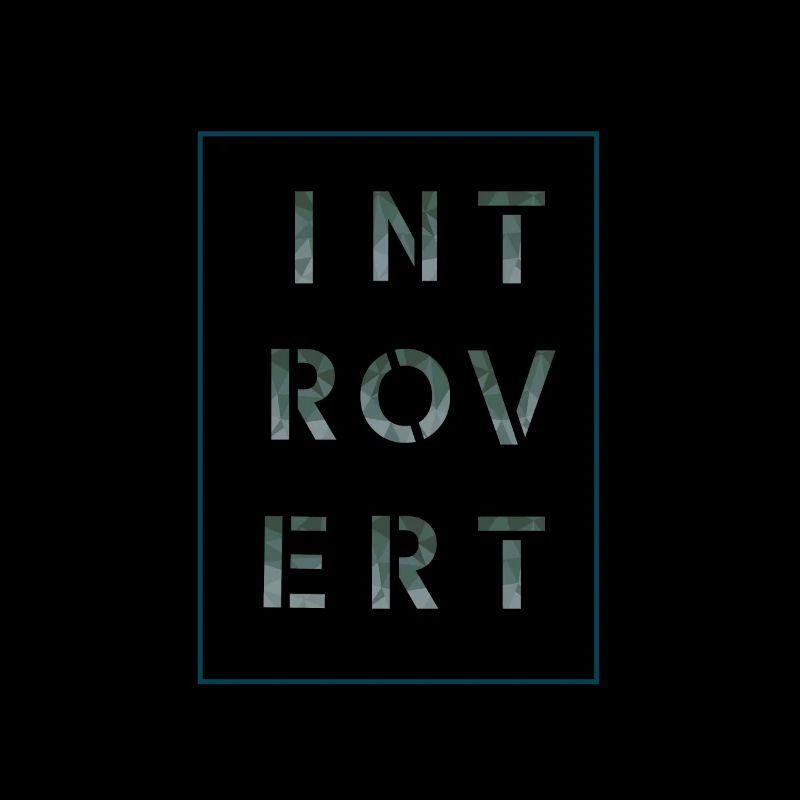 Introvert white, gift, gift idea