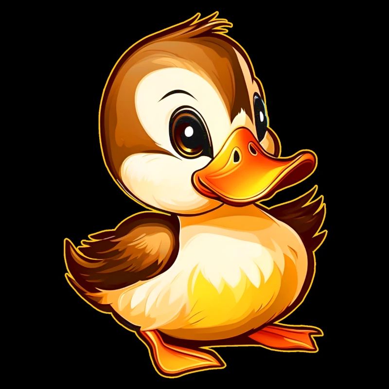 Mignon petit canard mignon