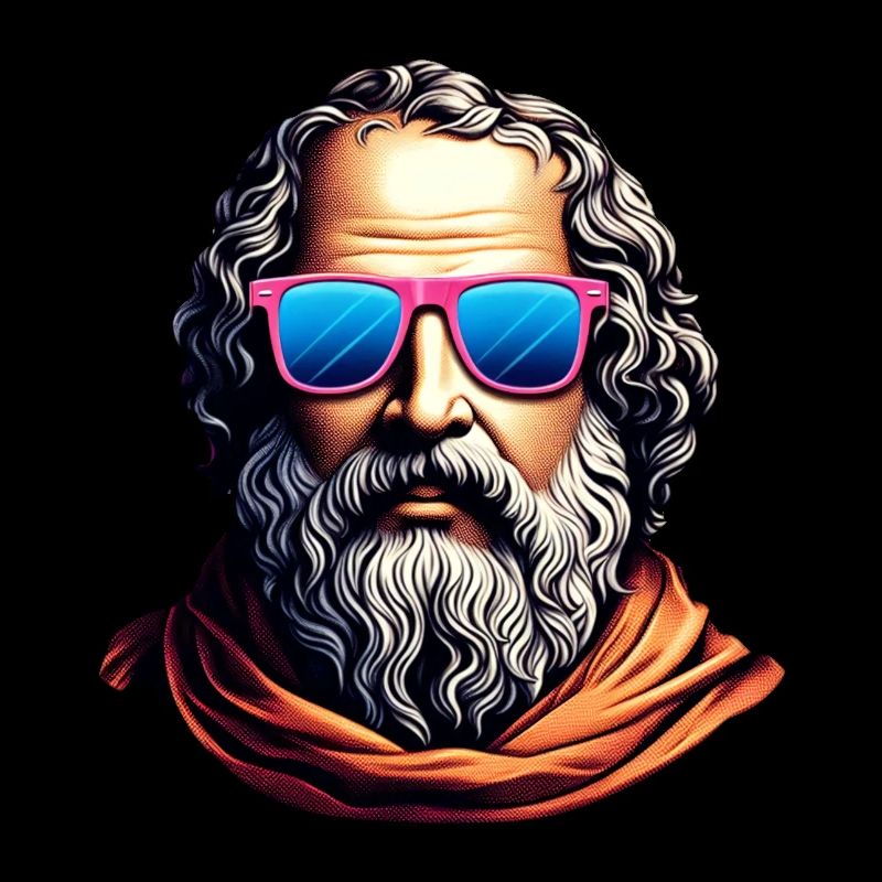 Retro Philosopher Bust