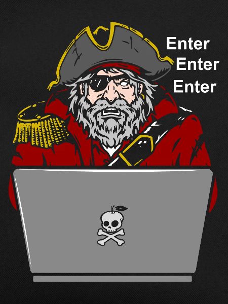 Pirat Notebook Enter