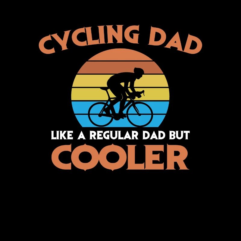Bicycle dad t-shirt dad gift idea