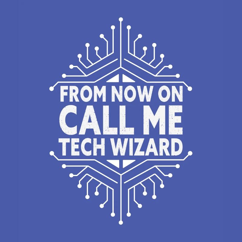 Call Me Tech Wizard Funny IT Support Computer