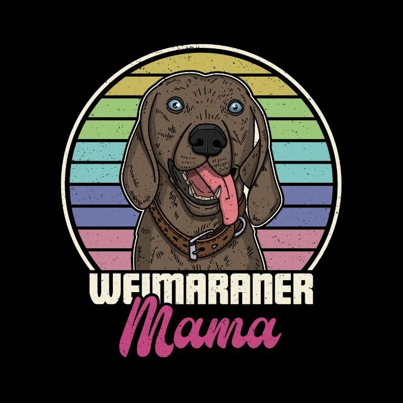 Hundehalter Weimaraner Welpe Hunde Spruch