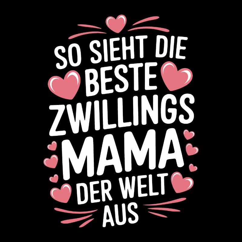 Zwillingsmama Zwillings Mutter Zwillinge Mama