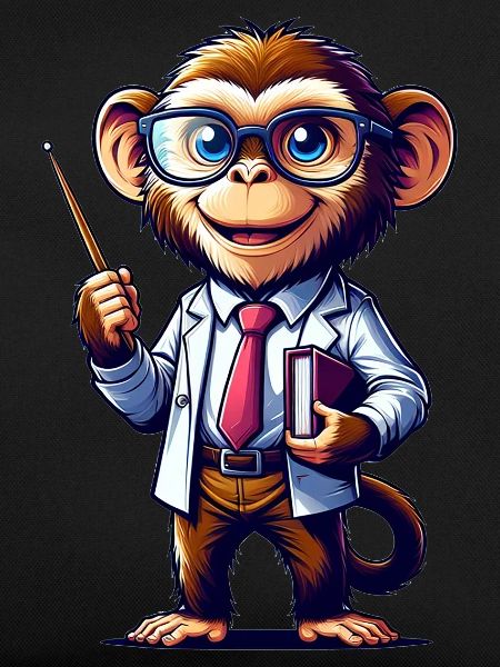 Cute Monkey Teacher