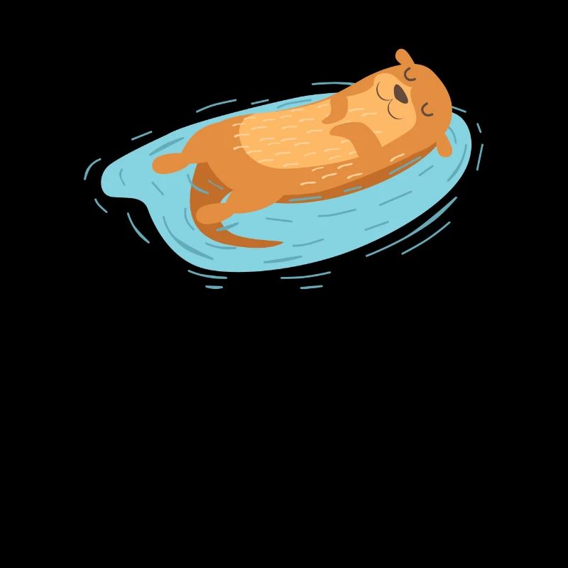 Otter Pool Party Float Summer I Drôle d’impression Cadeau