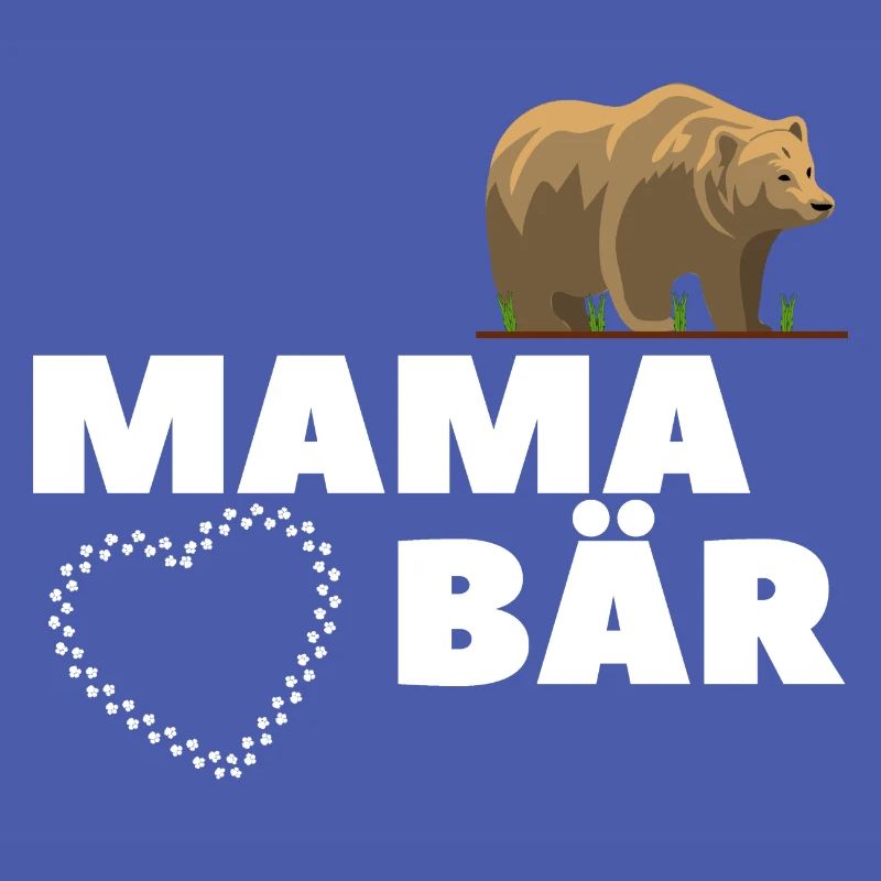 Mama Mutter Bear Bär Mamabaer Muttertag Tier