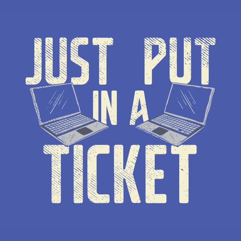 Mettez simplement un ticket pour le service d'assistance et le support technique