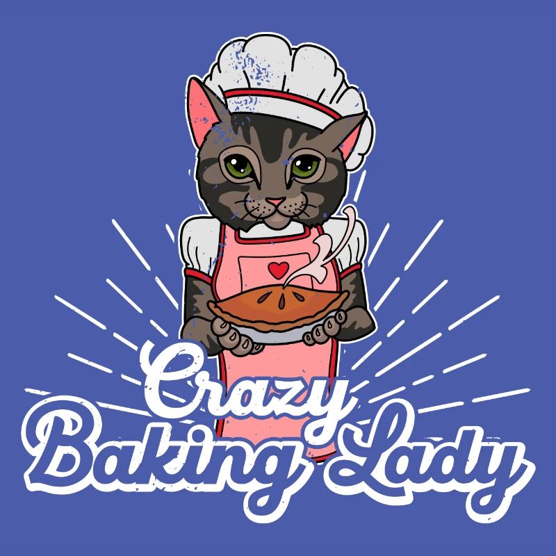 Bäcker Backen Brötchen Sauerteig Katze Spruch